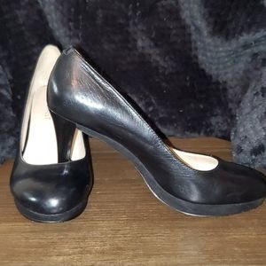 Nine West Platform Leather Heels